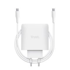 Trust Caricabatterie GaN 65W 4 porte bianco Trust Caricabatterie GaN 65W 4 porte bianco