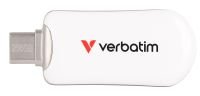 Verbatim PLECTRA USB-C FLASH DRIVE WHITE 256GB Verbatim PLECTRA USB-C FLASH DRIVE WHITE 256GB