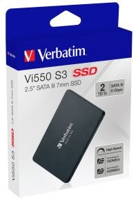 Verbatim Vi550 - 2TB SATA3 2.5 SSD 7MM 49354 Verbatim Vi550 - 2TB SATA3 2.5 SSD 7MM 49354