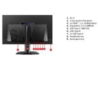 MSI MPG 322UR QD-OLED X24 UHD 9S6-3DD39T-038 MSI MPG 322UR QD-OLED X24 UHD 9S6-3DD39T-038