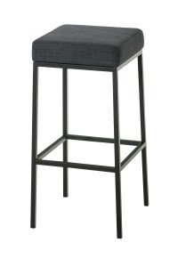 CLP Sgabello da bar Montreal B85 tessuto grigio scuro CLP Sgabello da bar Montreal B85 tessuto grigio scuro