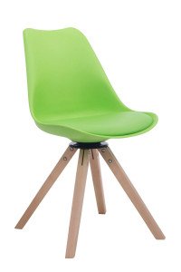 CLP Sedia visitatore Troyes Drehbar quadrato - natural CLP Sedia visitatore Troyes Drehbar quadrato - natural