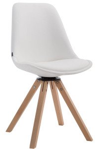 CLP Sedia visitatore Calais Drehbar quadrato - natural CLP Sedia visitatore Calais Drehbar quadrato - natural