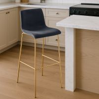 CLP Sgabello da bar Hoover Samt 4-Fu - oro nero CLP Sgabello da bar Hoover Samt 4-Fu - oro nero