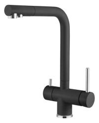 PLADOS Flo55 Miscelatore Monocomando Nero Microultragrani PLADOS Flo55 Miscelatore Monocomando Nero Microultragrani