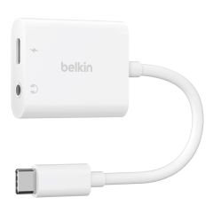 Belkin ROCKSTAR 3.5MM AUDIO + USB-C CHARGE ADAPTER Belkin ROCKSTAR 3.5MM AUDIO + USB-C CHARGE ADAPTER