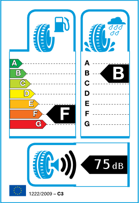 Etichetta classe di efficienza dello pneumatico Etichetta classe di efficienza dello pneumatico