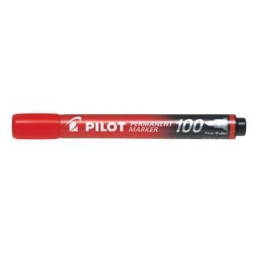 Image of Pilot permanent marker cf15 5 mark 100/400 ton 4 5mm rosso punta tonda PERMANENT MARKER Scrittura e correzione Ufficio cancelleria
