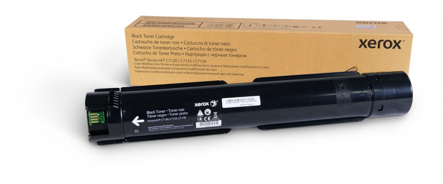Image of Xerox versalink c7100 sold black toner cartridge (34000 pages) Materiale di consumo Informatica