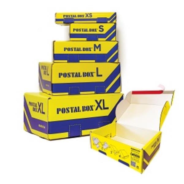 Image of Blasetti postal box s cf20 postal box s (small)26x19x10 cm packaging POSTAL BOX S" Imballaggio e spedizione Ufficio cancelleria"