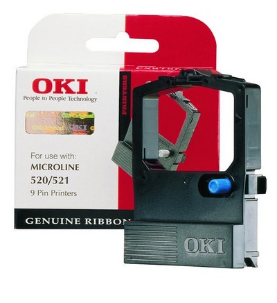 Image of Oki 09002315 cartuccia nastro nero ml520/521 cartucce x stampanti aghi 09002315 Materiale di consumo Informatica