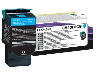 Image of Lexmark c540 c540h1cg toner ciano hc ret C540H1CG Materiale di consumo Informatica