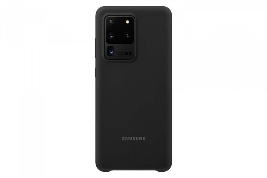 Image of Samsung cover samsung ef pg988tbegeu silicon galaxy s20 ultra black Apparati telecomunicazione Telefonia
