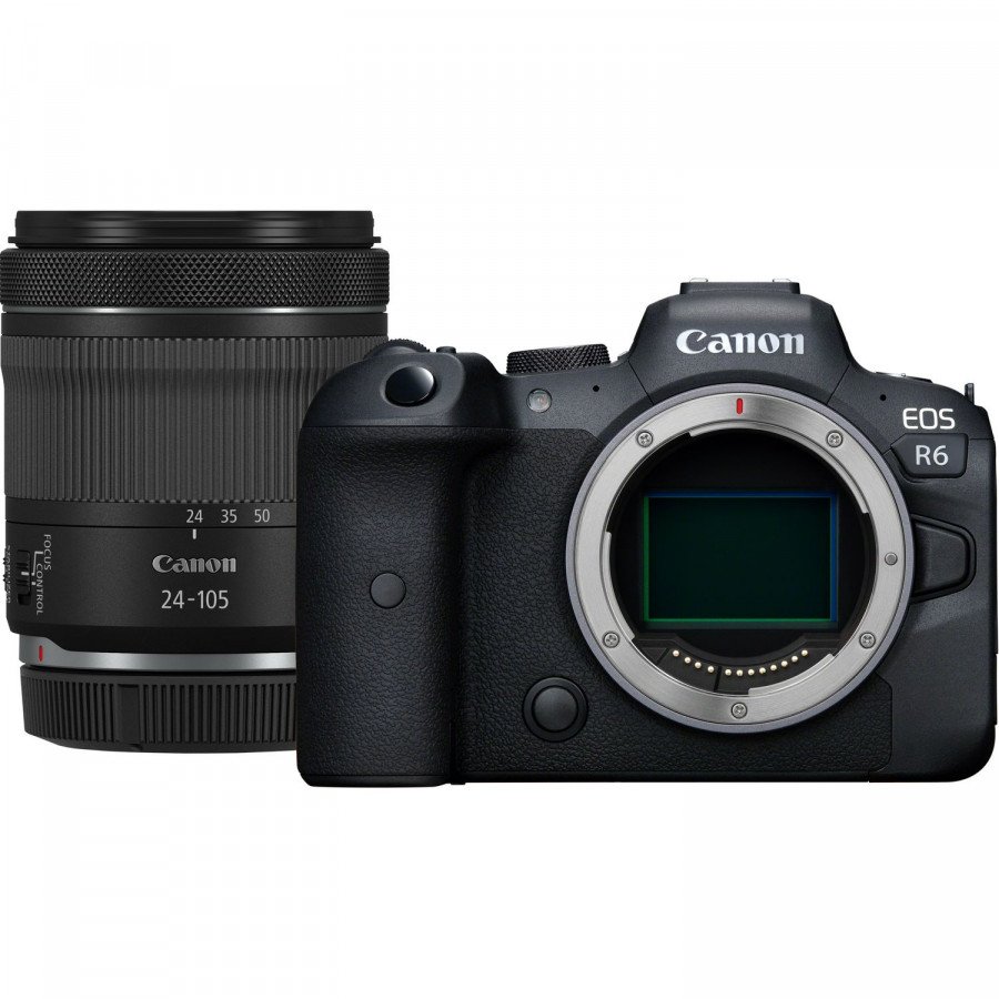 Image of Canon r6 + rf 24 105mm f4 7.1 is stm fotocamera mirrorless canon 4082c023 eos r6 + rf Forocamere digitali mirrorless Tv - video - fotografia