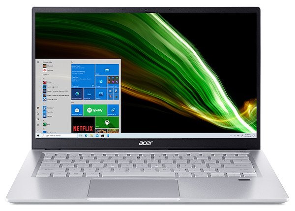 Image of Acer acer notebook swift 3 sf314-43-r2gk r5 14fhd,ryzen5 5500u, ram 8gb, rom 512gb ssd, numa, windows11 Notebook Informatica