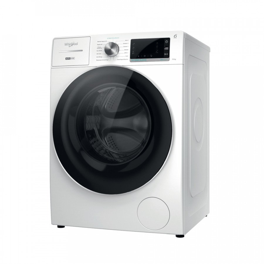 Whirlpool lavatrice whirlpool 859991624250 6 senso w8 w046wr it bianco e nero Lavatrici Elettrodomestici – €757.99
