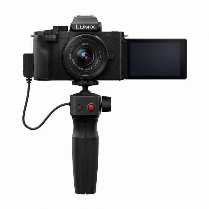 Image of Panasonic g100 + 12 32mm f 3.5 5.6 vlog kit fotocamera mirrorless panasonic dc g100veg k l Forocamere digitali mirrorless Tv - video - fotografia