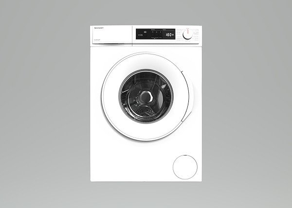 Image of Sharp lavatrice sharp es nfa6101wd bianco Lavatrici Elettrodomestici