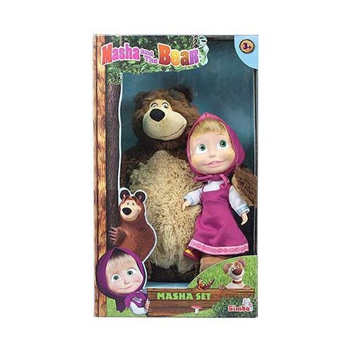 Image of Simba masha e orso m&o bambola cm23+peluche cm43 giocattolo Bambini & famiglia Console, giochi & giocattoli