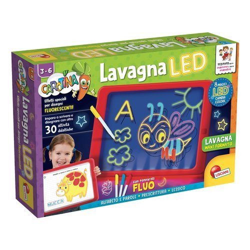 Image of Lisciani gioco educativo lisciani 77441 carotina lavagna led Bambini & famiglia Console, giochi & giocattoli