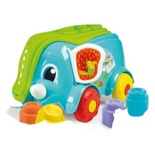 Image of Clementoni clementoni - carrettino elefante - Carrettino elefante Bambini & famiglia Console, giochi & giocattoli