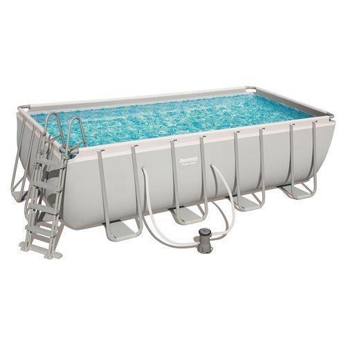 Image of Bestway piscina bestway 56670 power steel rettangolare con accessori Arredo giardino Brico giardino animali