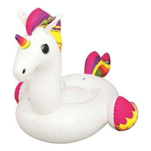 Image of Bestway gonfiabile mare bestway 41113 cavalcabile unicorno bianco e color Bambini & famiglia Console, giochi & giocattoli