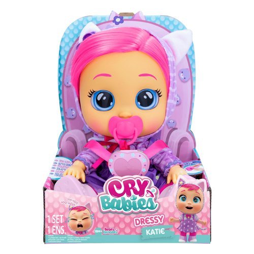 Image of Imc toys bambola imc toys 86609 cry babies dressy katie Bambini & famiglia Console, giochi & giocattoli