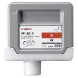 Image of Canon pfi-301r ink jet rosso (c) . PFI-301 Materiale di consumo Informatica