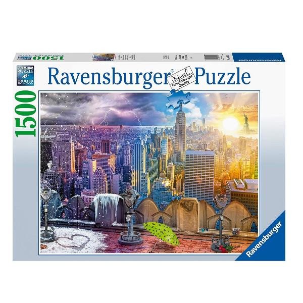 Image of Ravensburger le stagioni di new york - 1500 pezzi Le stagioni di New York - 1500 pezzi Bambini & famiglia Console, giochi & giocattoli