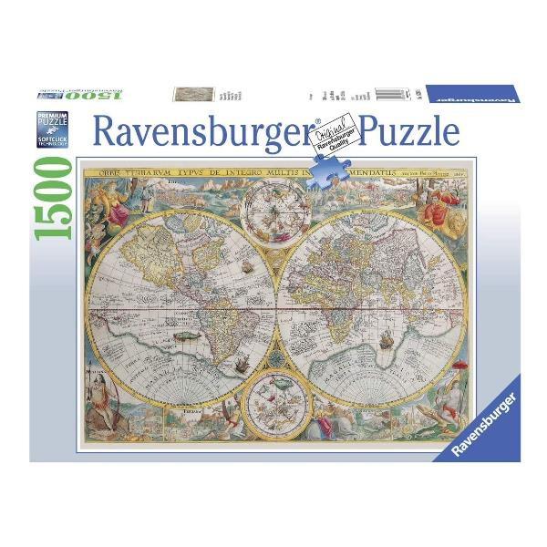 Image of Ravensburger mappamondo storico - 1500 pezzi Mappamondo storico - 1500 pezzi Bambini & famiglia Console, giochi & giocattoli