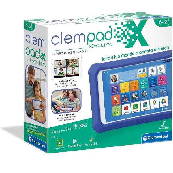 Image of Clementoni tablet clementoni 16628 clempad x revolution blu e bianco Tablet Informatica
