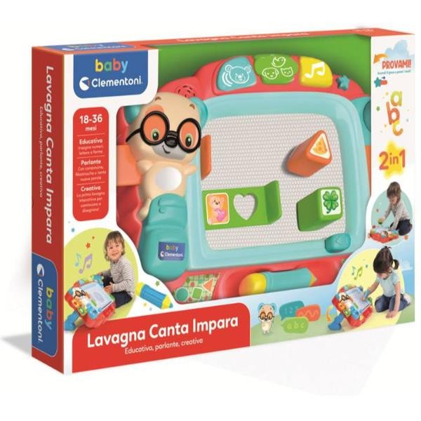 Image of Clementoni baby lavagna canta e impara giocattolo Bambini & famiglia Console, giochi & giocattoli