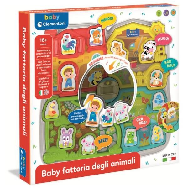 Image of Clementoni baby fattoria degli animali giocattolo Bambini & famiglia Console, giochi & giocattoli