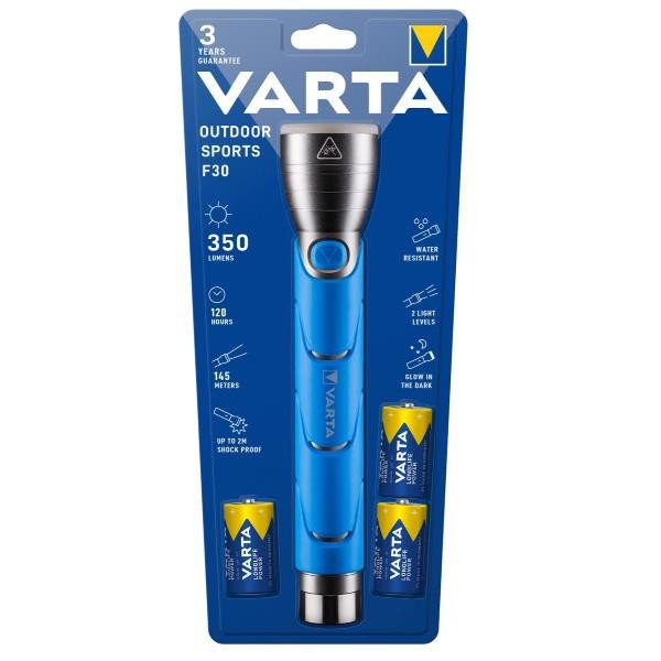 Image of Varta consumabili torcia outdoor sports f30 3c TORCIA OUTDOOR SPORTS F30 3C Materiale di consumo Informatica