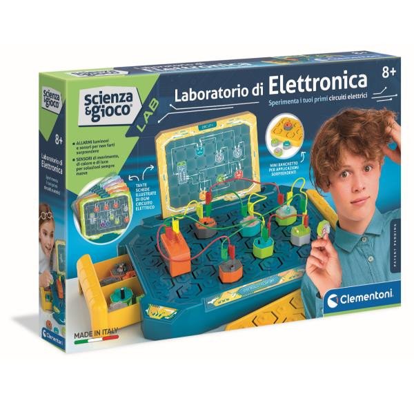 Image of Clementoni laboratorio di elettronica giocattolo Bambini & famiglia Console, giochi & giocattoli