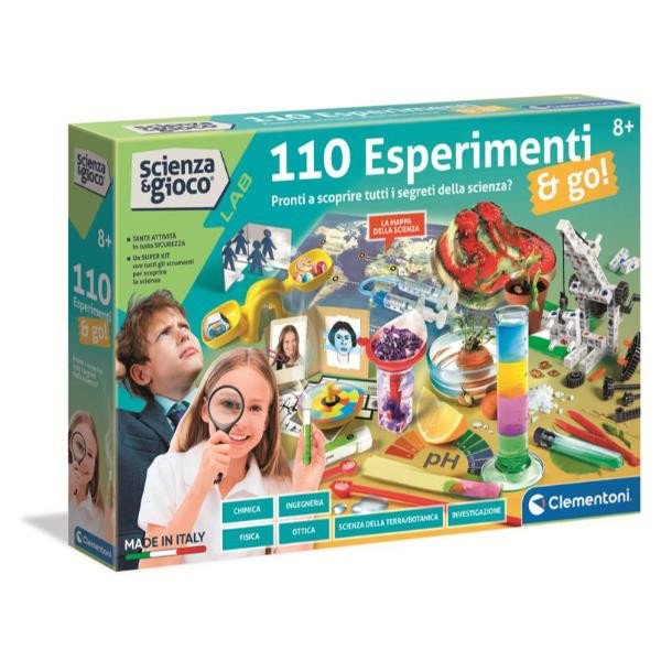 Image of Clementoni 110 esperimenti & go giocattolo Bambini & famiglia Console, giochi & giocattoli