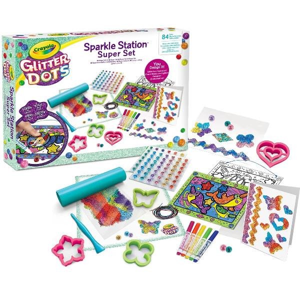 Image of Crayola sparkle station - super set Sparkle Station - Super Set Bambini & famiglia Console, giochi & giocattoli