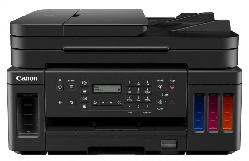 Image of Canon pixma g7050 mf ink col a4 fax wifi lan adf g7050 nera PIXMA G7050 Stampanti - plotter - multifunzioni Informatica