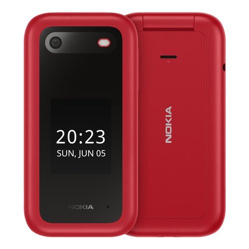 Image of Nokia cellulare nokia 1gf011opb1a03 2660 flip 4g dual sim red Telefonia cellulare Telefonia