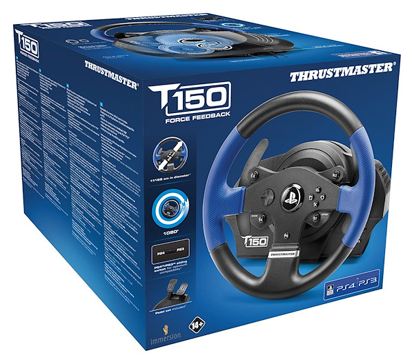 Image of Thurstmaster t150 force feedback ps4 volanti e accessori driving T150 FORCE FEEDBACK PS4 Console/joystick Console, giochi & giocattoli