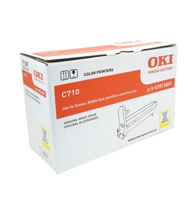 Image of Oki 43913805 tamburo stampa giallo c710 stampanti e fax laser 43913805 Materiale di consumo Informatica