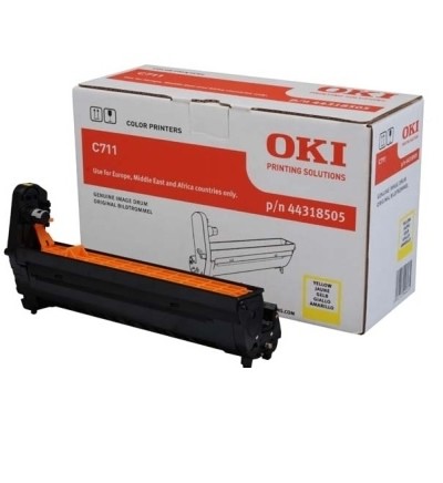 Image of Oki 44318505 tamburo stampa giallo c711 stampanti e fax laser 44318505 Materiale di consumo Informatica
