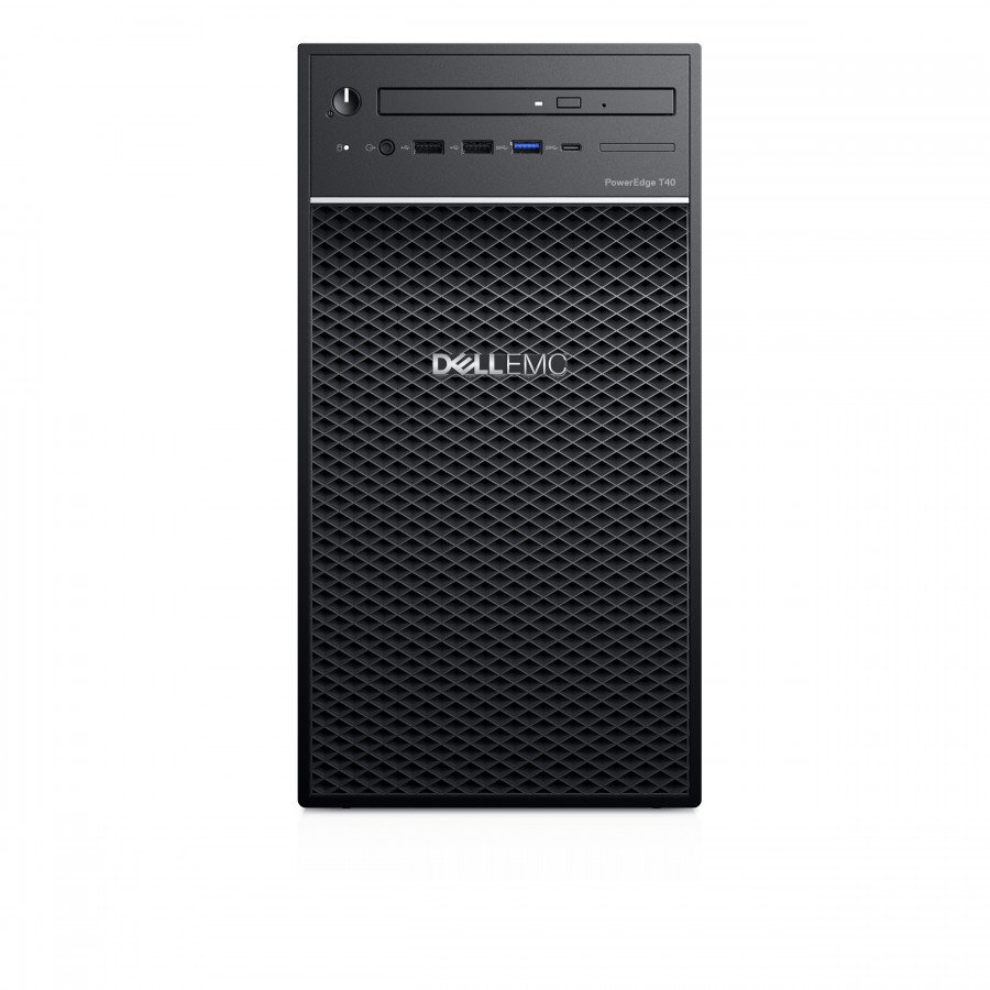 Image of Dell server t40 e-2224 8gb 1tb 3,5 4lff tw sata 1yr basic nbd dvdrw Computers - server - workstation Informatica