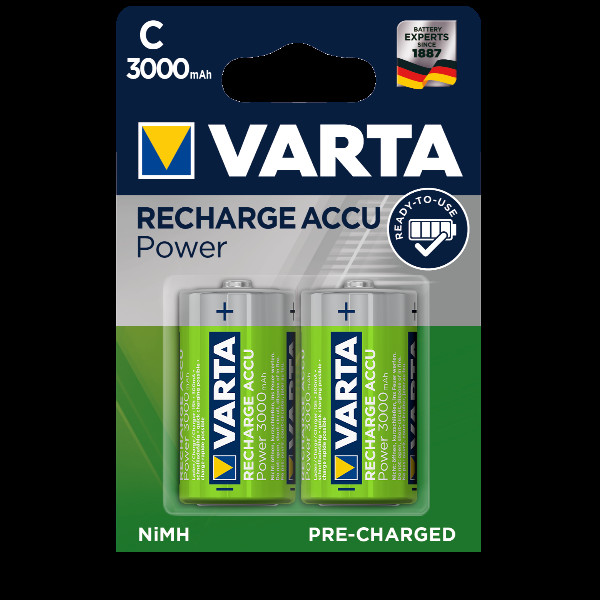 Image of Varta consumabili ready to use c batteria mezza torcia c ricaricabile varta 056714101402 recharge Ready To Use C Materiale di consumo Informatica