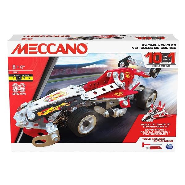 Image of Meccano meccano multi modello da 10 - veicoli gara Bambini & famiglia Console, giochi & giocattoli