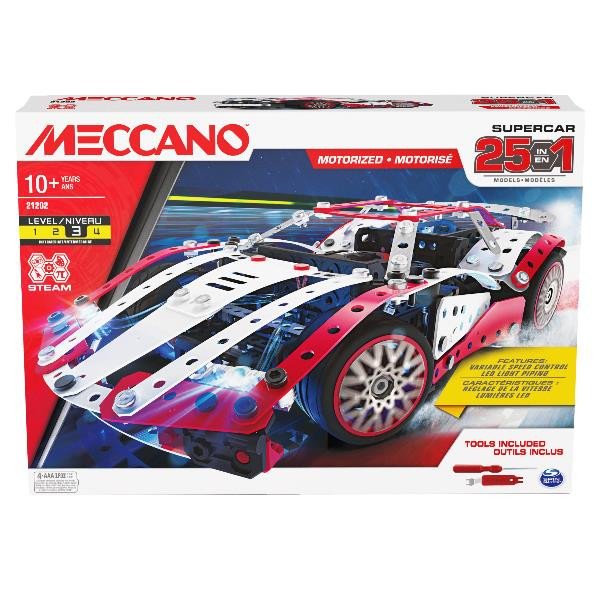 Image of Meccano meccano multimodello da 25 super car Bambini & famiglia Console, giochi & giocattoli