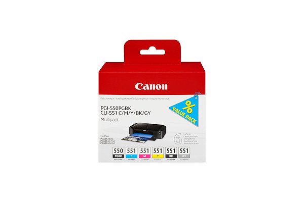 Image of Canon canon cart ink multipack cli-551 b/c/m/y per mx 925 Materiale di consumo Informatica