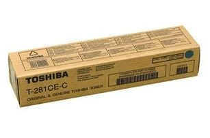 Image of Toshiba toner ciano t-281ce -ey e-stu.845c n nero/colore stamp./fax/multif T-281CE Materiale di consumo Informatica