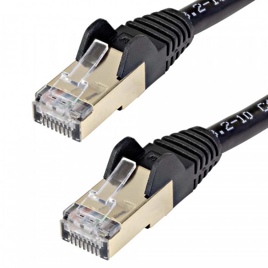 Image of Startech cavo di rete ethernet rj45 cat6a da 10m - nero cavo di rete ethernet rj45 cat6a Cavo di rete Ethernet RJ45 CAT6a da 10m - Nero Cavi - accessori vari Informatica